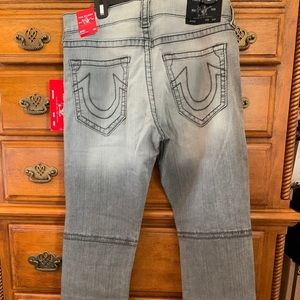 Men’s True Religion Geno Moto Gray/light black